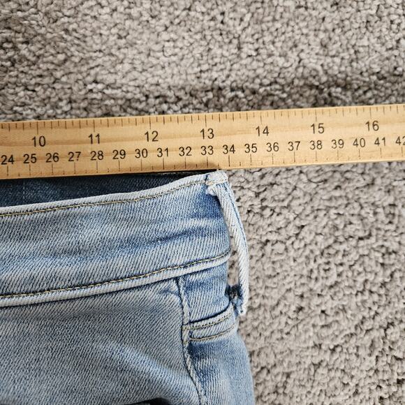 Mother Jeans Women's 27 Blue The Mid Rise Dazzler Ankle In The Blink Of An Eye - Picture 9 of 13